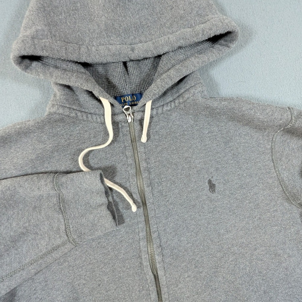 Polo Ralph Lauren Full Zip Hoodie Mens Size XL Fleece Pony Logo
